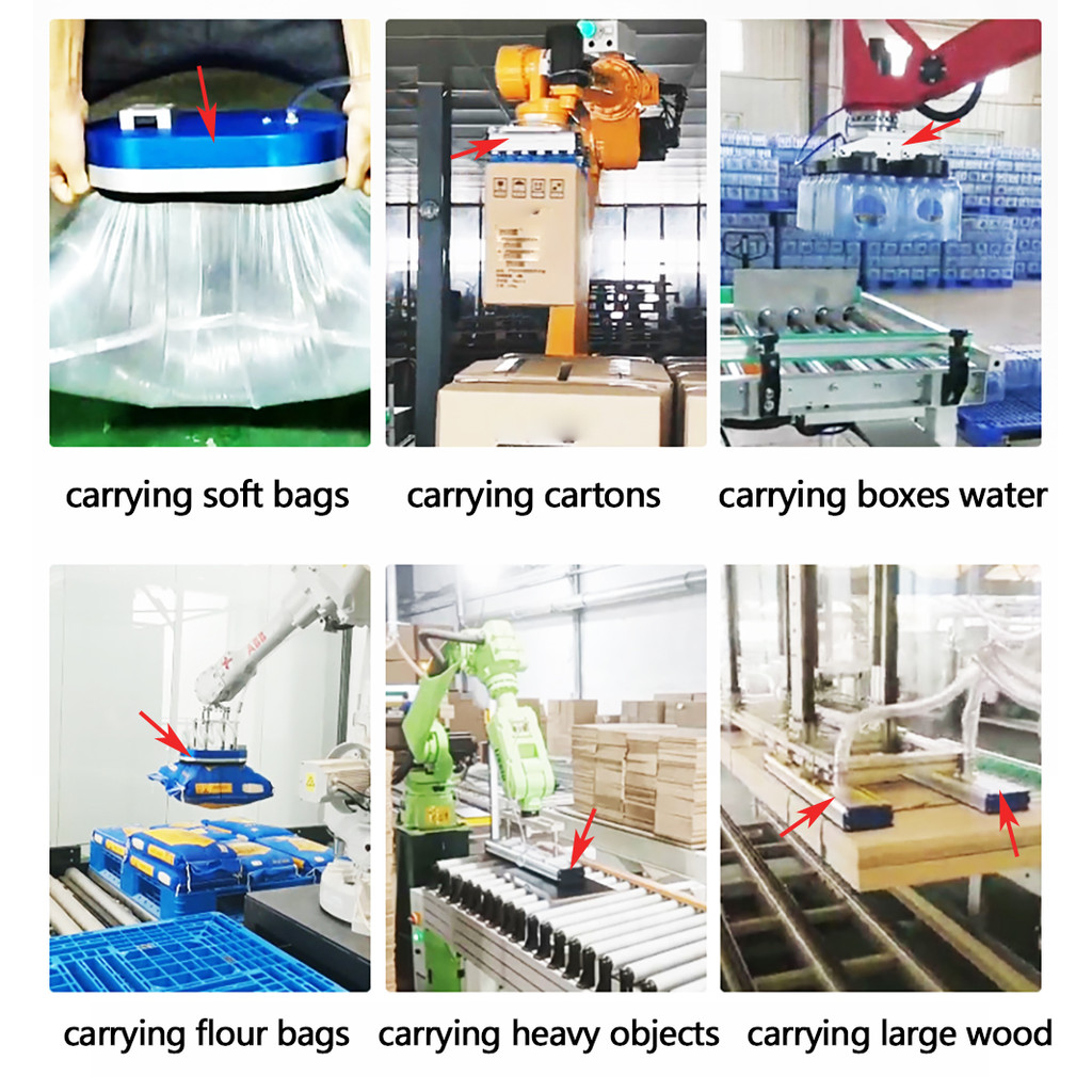 LOONGYE Vacuum Gripper Pad HGP130 Palletizing Sponge Suction Cup Carton Robot Gripper Grab Suck