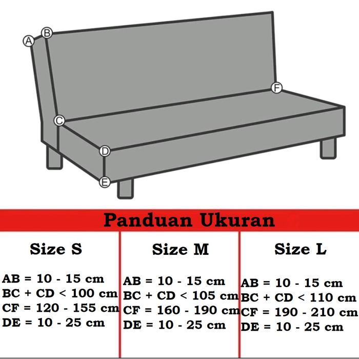 Premium Csb178 Cover Sofa Bed Sarung Sofa Motif Import Kain Dekorasi Original