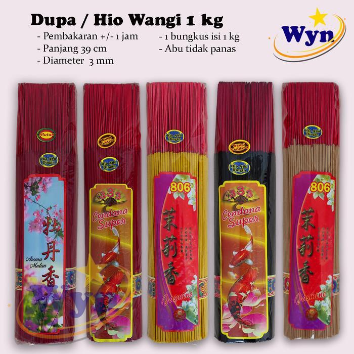 Dupa Wangi / Hio Wangi / Dupa Sembahyang / Hio Abu Dingin Isi 1 Kg