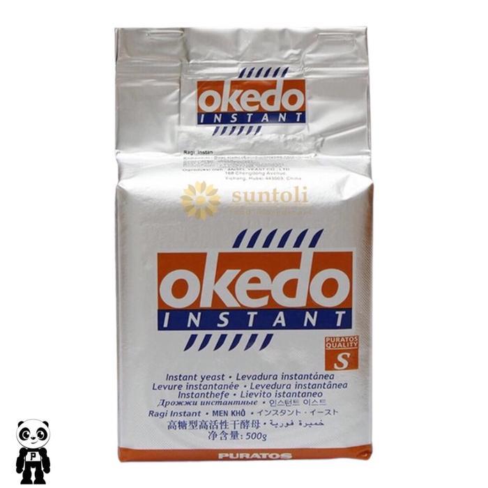 Puratos Okedo Instant Yeast 500g Ragi Instan Kering Pengembang Roti dan Kue