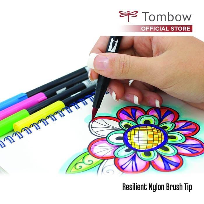Tombow Dual Brush Pen Semua Warna, Satuan