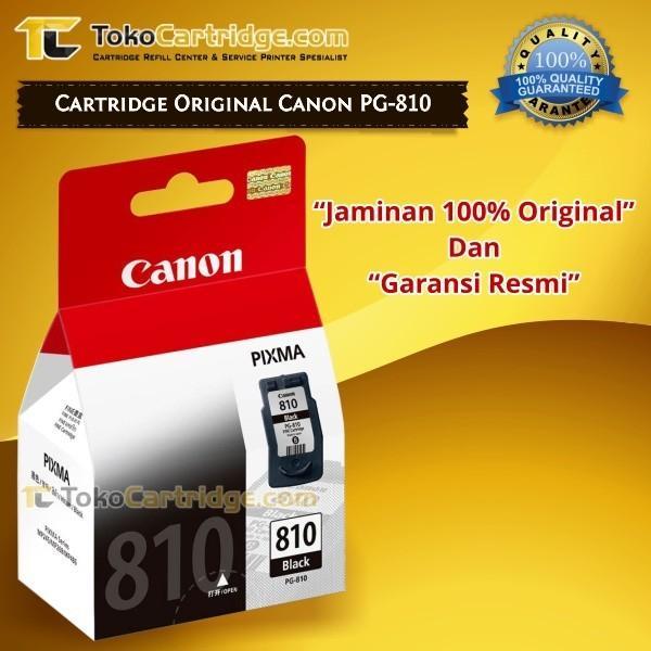 Terbaru Best Quality 100% Original Cartridge Original Canon Pg810 Pg 810 Pg-810 Black Ip2770 Mp287