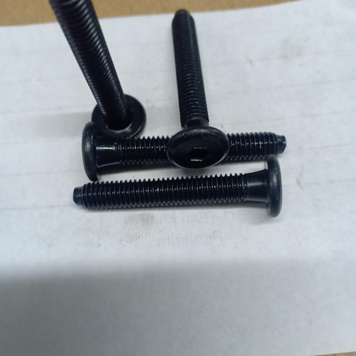 * baut jcbc m6x40 knockdown hitam