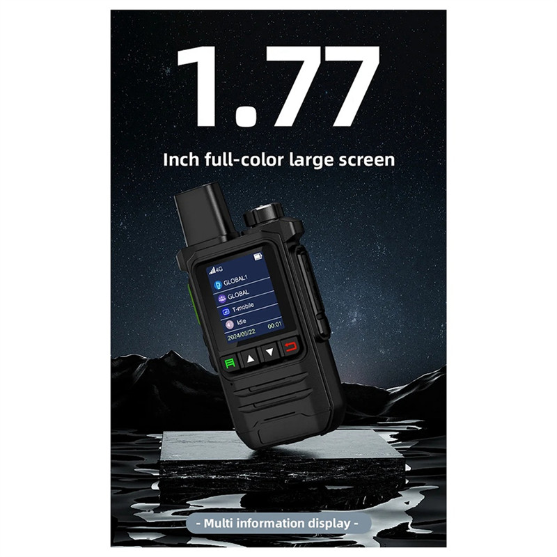 4G POC Walkie Talkie POC Intercom 5000Kilometers Remote , Global Policecivilian Fleet Walkie Talkie