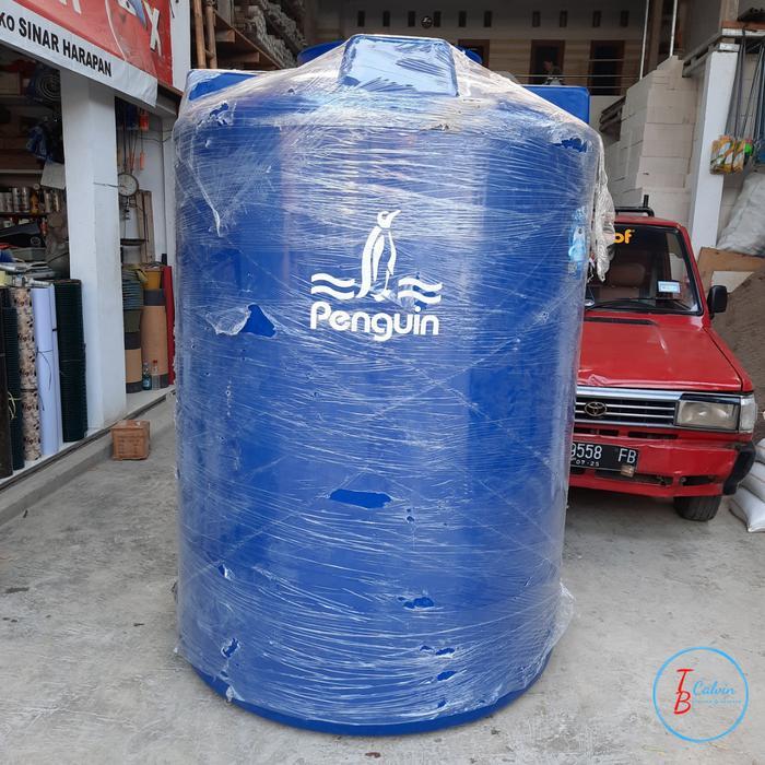 Tangki Air / Tandon / Toren Penguin 3000 liter TB 300 (isi 3100 liter) - Biru