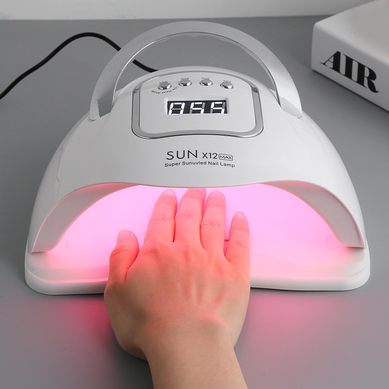Terlaris 280W SUN X12/X11 MAX UV LED Nail Lamp for Manicure Nail Gel Polish