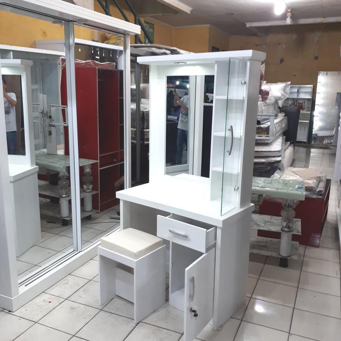 Meja Rias Minimalis Duco Putih
