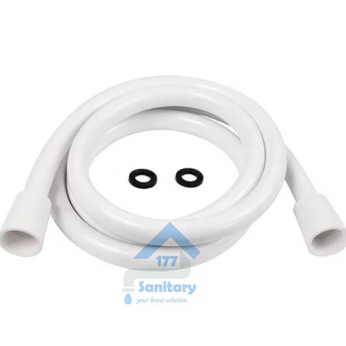 selang shower plastik 150 cm / selang shower mandi toilet putih