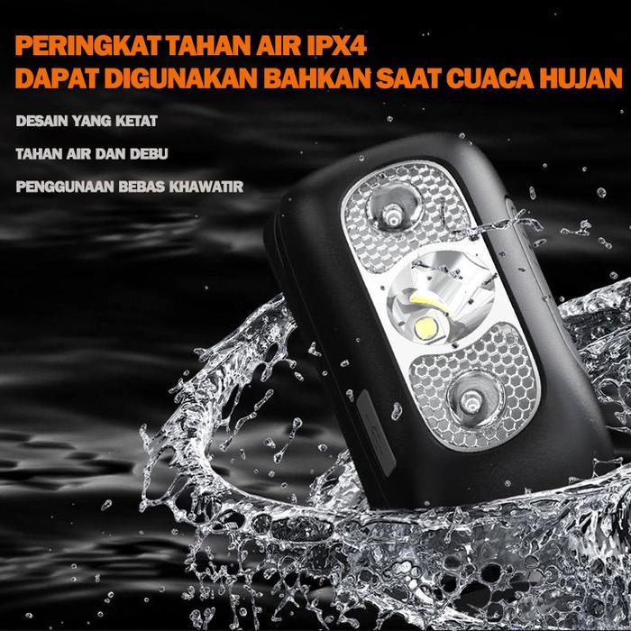 WTHB CAMPORI Lampu Kepala LED Mini Outdoor WTHB: Sangat Terang, Tahan Air, Dapat Diisi Ulang USB,
