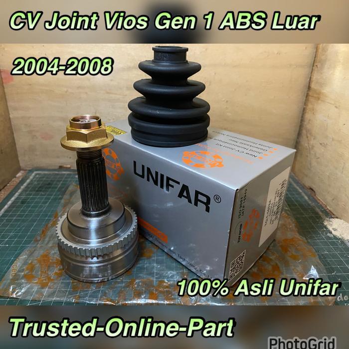 Cv Joint Vios Gen 1 Abs Luar 100% Unifar