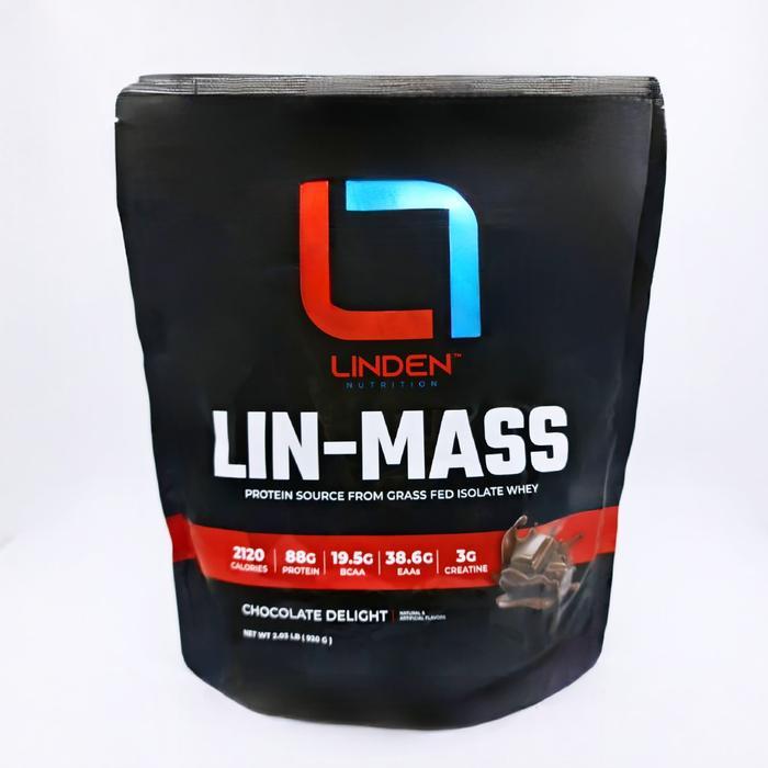ASLI Lin-Mass 2 lbs Linden Nutrition LinMass Gainer Lin Mass Protein 2lbs 2lb 2,03 2.03 5 6 12 lb