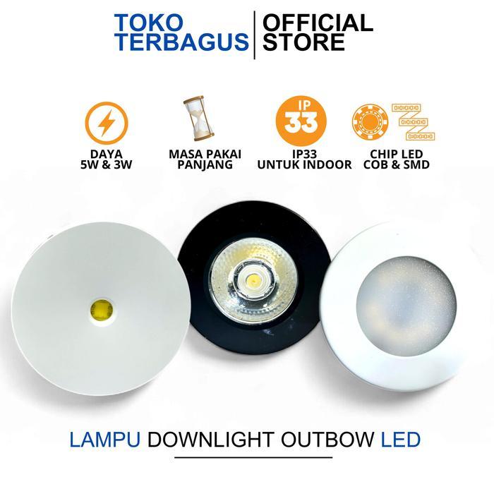 Lampu DownLight Outbow Spot 5watt LED Spotlight Lemari Mebel Dapur