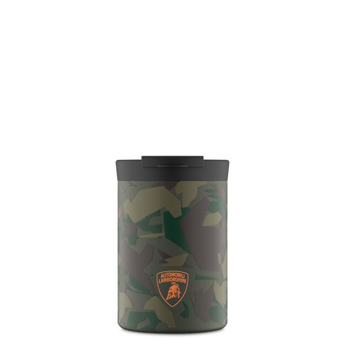 24BOTTLES AUTOMOBILI LAMBORGHINI - STERRATO COLLECTION TRAVEL TUMBLER 350ml - ARMY GREEN