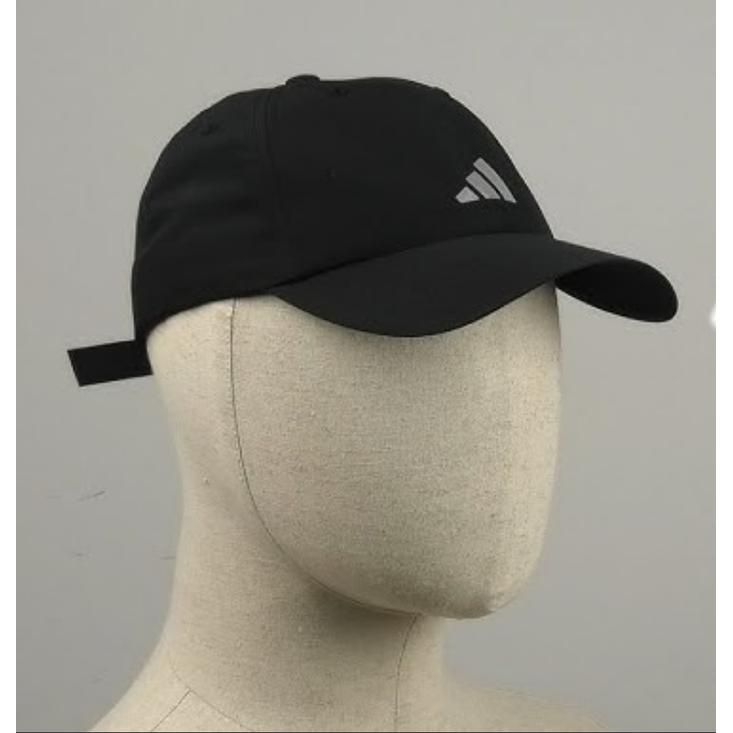 Adidas Running Essentials AEROREADY Six-Panel Baseball Cap Black HT6353 Topi Original 100%