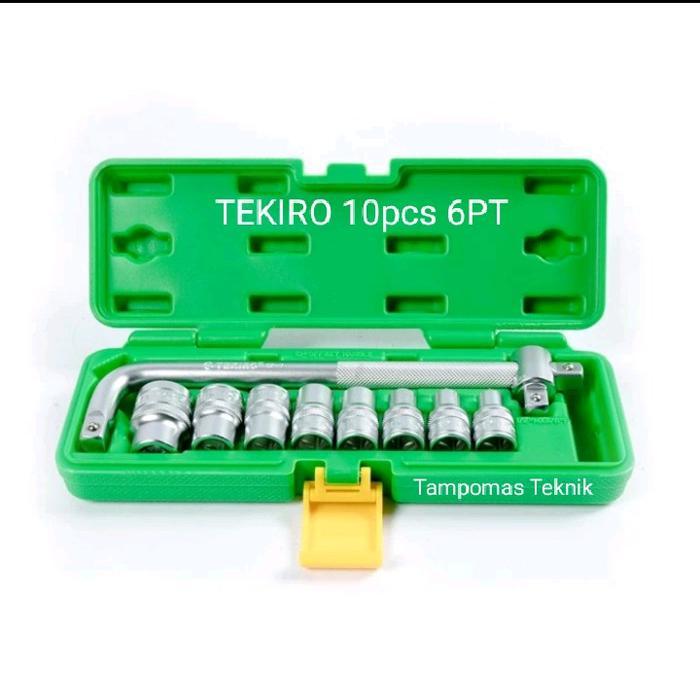 Kunci Sok Set Tekiro 10pcs 8-24mm Box Plastik Kunci Sok Tekiro Original