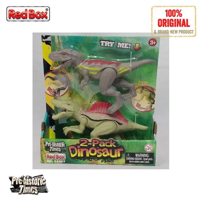 Ready Red Box Toys Pre-Historic Times 2 Pack of Dinosaur 24697 T-Rex Spinosa