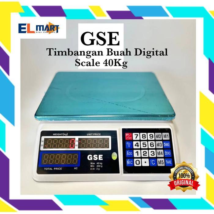 Timbangan Buah Digital Price Computing Scale 40kg Laundry Paket GSE