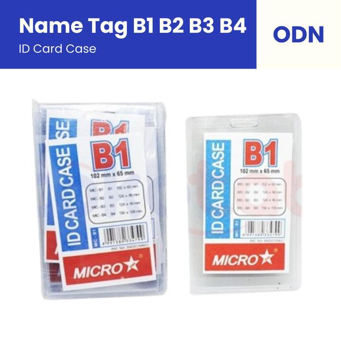Name Tag Tebal Kaku/ ID Card Case/ Card Holder/ Card Case B1 B2 B3 B4