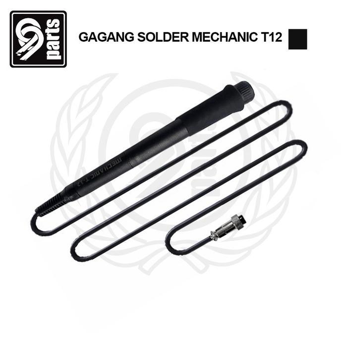 Gagang Solder Mechanic T12 Black / Soldering Handle Mechanic T12 Black