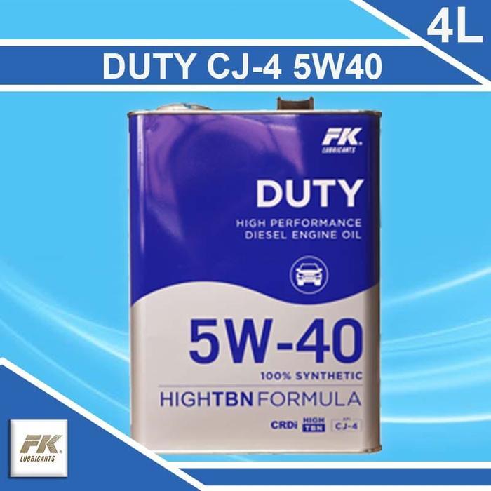 oli, oli fk massimo, oli, mobil, diesel, solar, duty cj-4, 5w40 , 4 liter