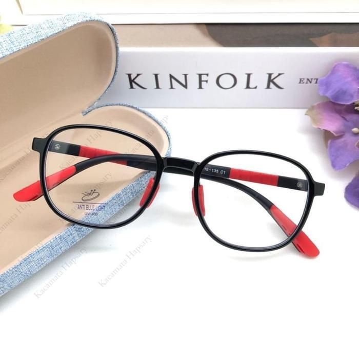 TERLARIS KACAMATA ANAK 5290 LENSA ANTI RADIASI BLUERAY Sd kacamata kacamata perempuan yang bisa