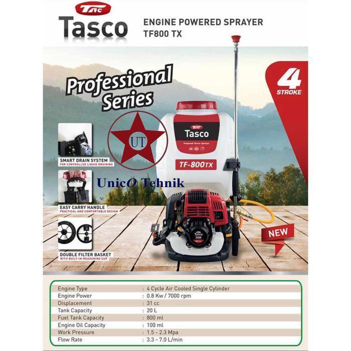 SPRAYER ENGINE TASCO TF 800 TX 4TAK 20 LITER ALAT SEMPROT TANAMAN