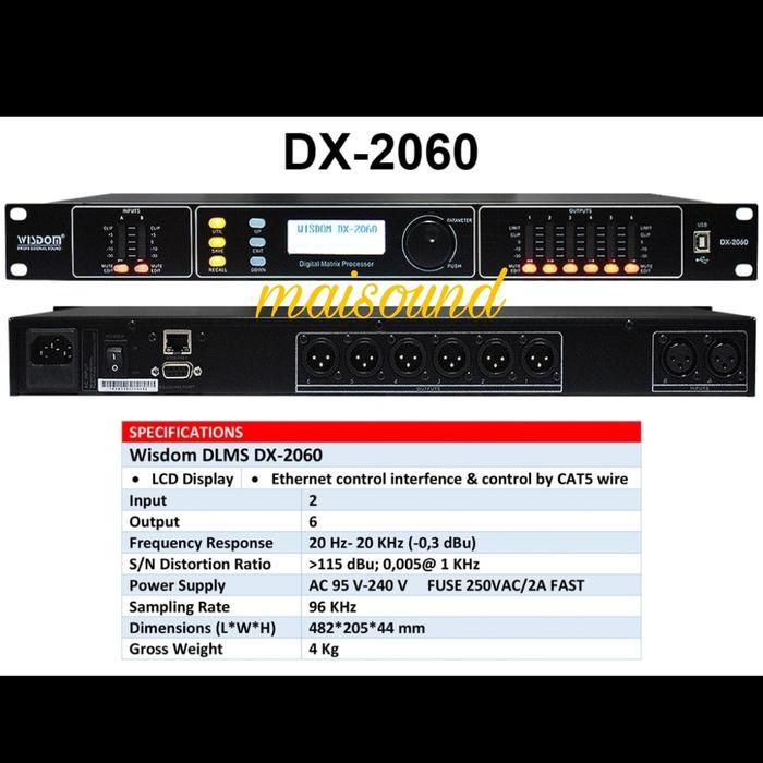 SPEAKER MANAGEMENT WISDOM DX2060 DLMS WISDOM DX 2060 ORIGINAL