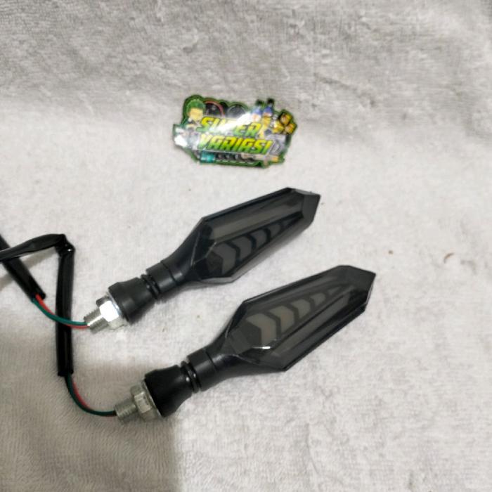 "New" lampu sein led panah running tiger byson ninja rx king klx megapro cb 100 lampu sein motor led