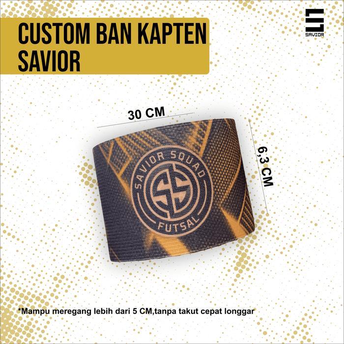 SAVIOR CUSTOM BAN KAPTEN SEPAK BOLA FUTSAL CAPTAIN ARMBAND