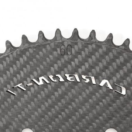 Carbon-Ti X-Aeroring - Full Carbon Single Chainring - Bcd110 Shimano Da9200 4 Bolt