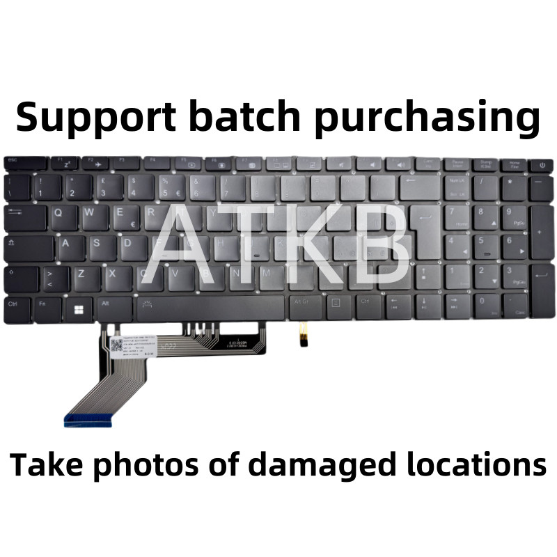 Germany Spain Gr Sp New Laptop Keyboard For Medion M17W S17403 Md63755 S17405 Md62194