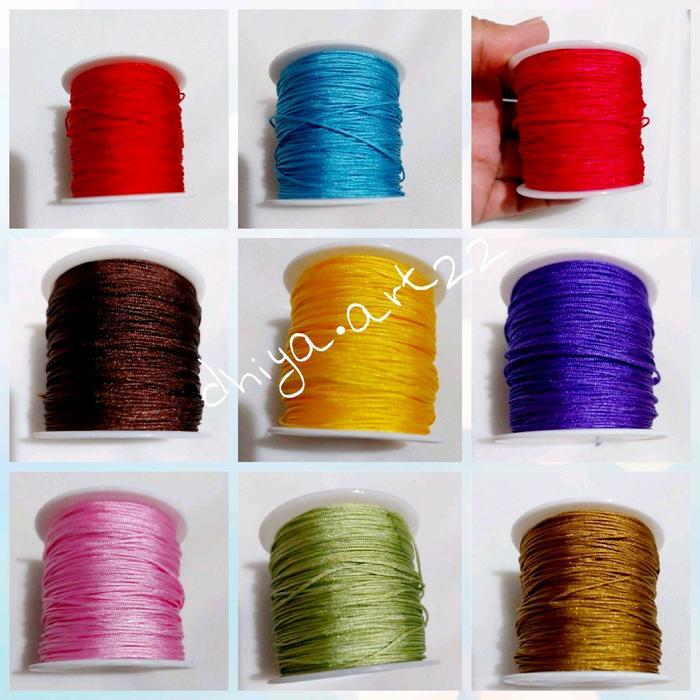 Bahan Tali Handphone / tali gelang / taligiok ( bahan diy tali gelang meronce manik )