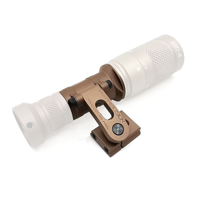 Cnc Tactical Ss Max Helmet Mount For M300 M600 Sf Flashlight Scout Light Mount Base Fit Ops-Core