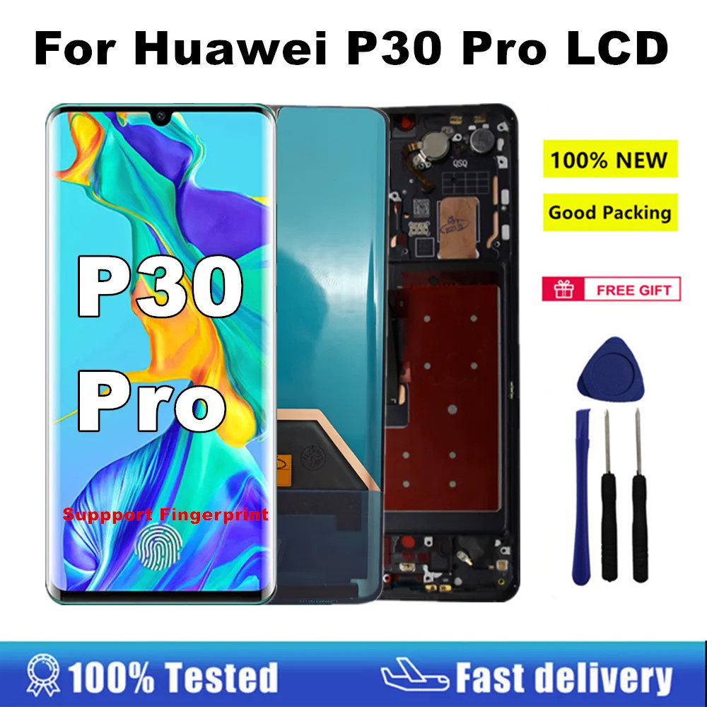 6.47" OEM P30 Pro OLED For Huawei P30 Pro LCD Display Touch Screen Digitizer Assembly with