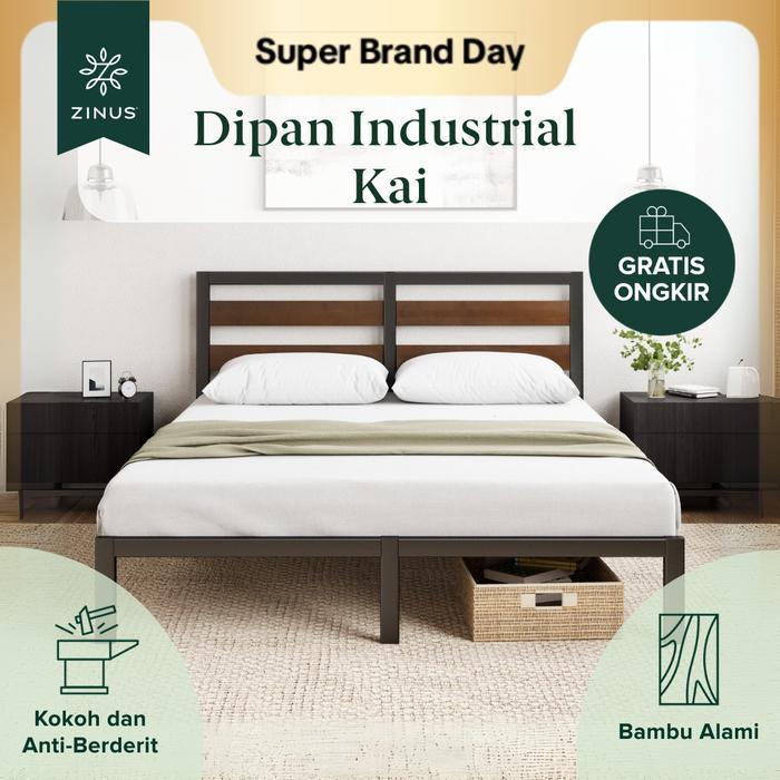 Dipan Industrial Zinus Kai Diy Bed In A Box Furniture