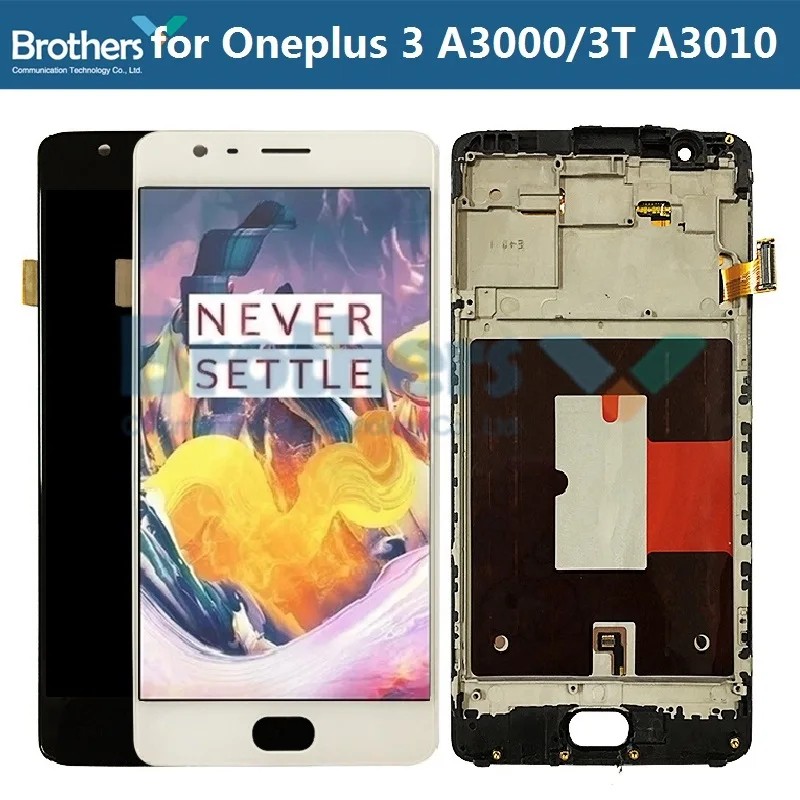 TFT LCD for Oneplus 3 3T LCD Screen LCD Display for Oneplus3T A3010 / A3000 Touch Screen Assembly