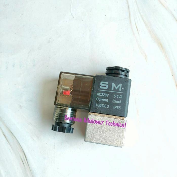 Solenoid Selenoid Valve Otomatis Katup Kompresor Oilless Silent