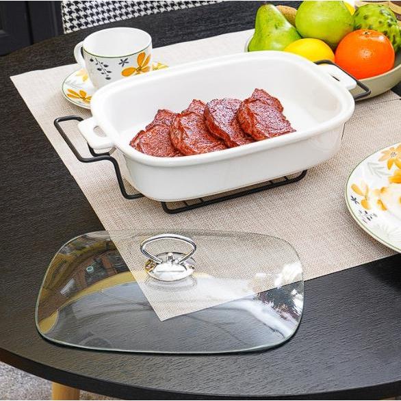 food warmer keramik casserole wadah saji prasmanan serving set Chafing Dish