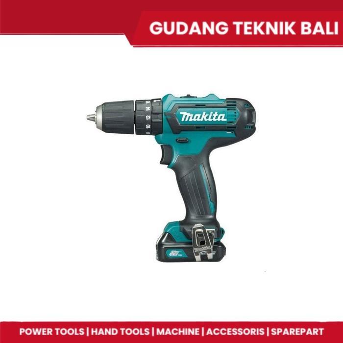 MESIN BOR BATTERY MAKITA CORDLESS IMPACT DRIL HP 333 DWYE