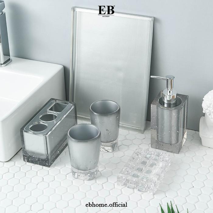 Perlengkapan Kamar Mandi Set / Luxury Glass Bathroom 85/13