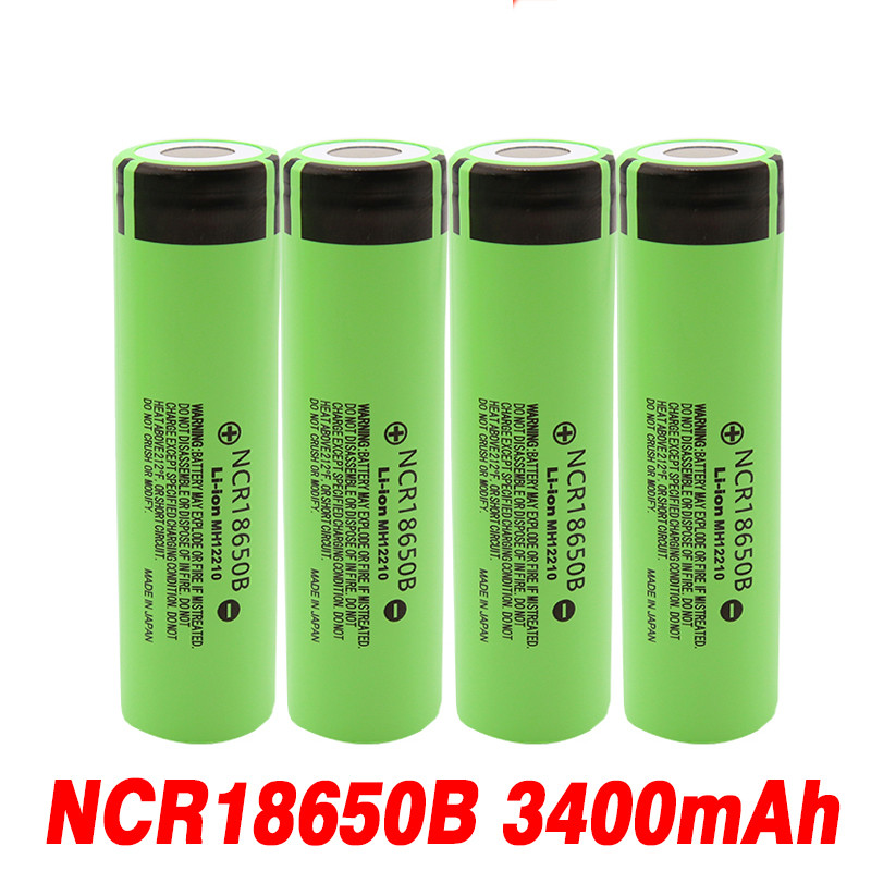 18650 lithium battery 3.7V 3400mah Lithium Rechargeable Battery For Flashlight batteries pilha 3 7v 