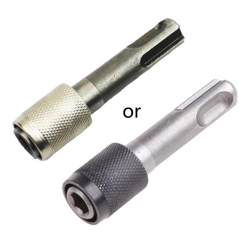 SDS Socket Adapter 1/4" Hex Shank Screwdriver Drill Bit Holder Socket Adapter Converter for Hammers 