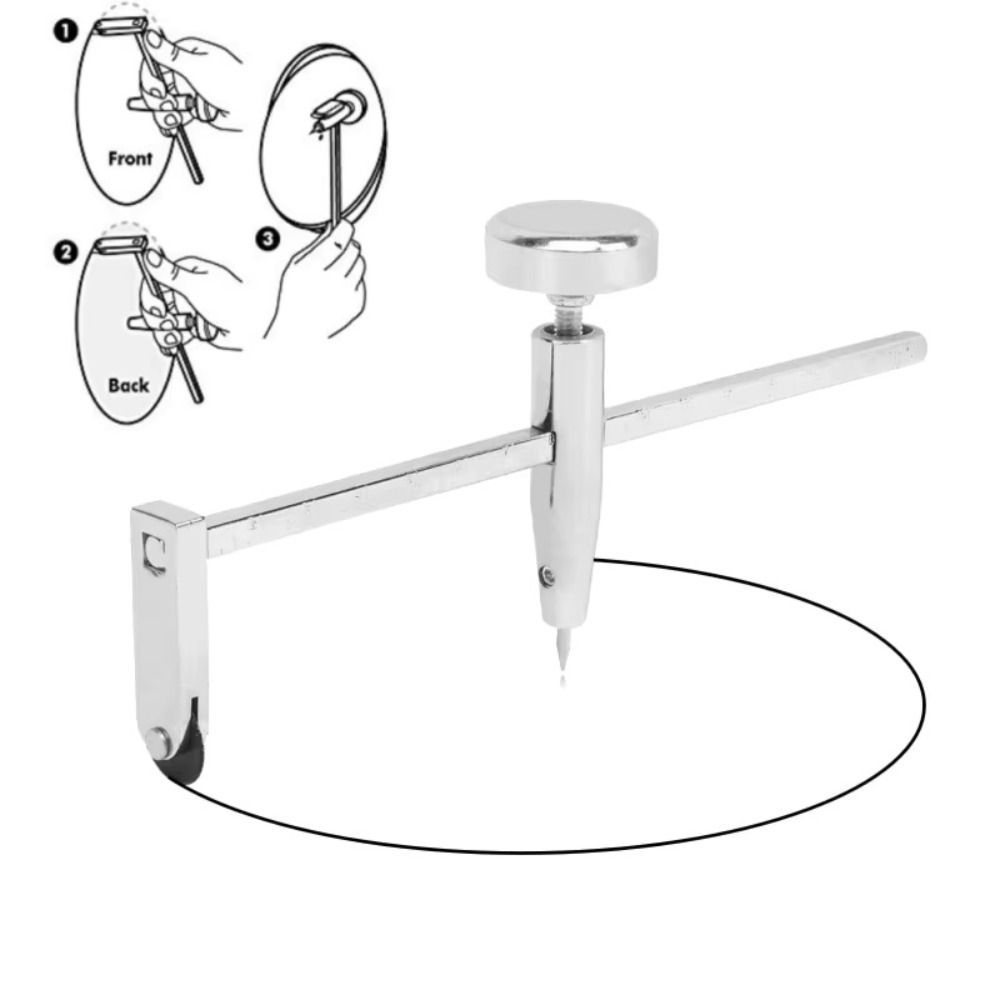 Adjustable Gypsum Board Drill Spiral Lightweight Circle Cutter Cutting Tool Hand Tools Round Cutter