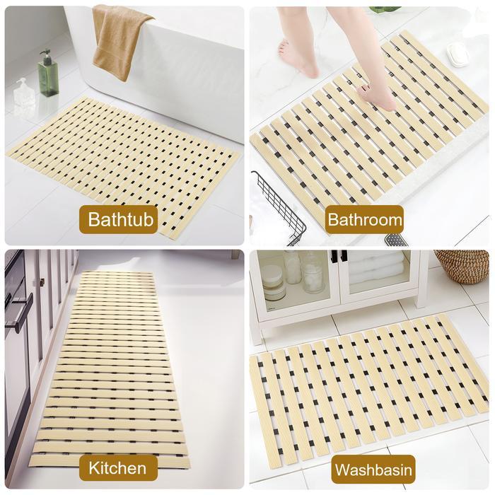 Karpet Anti Slip Pvc Kamar Mandi Karpet Lantai Pancuran Mandi Anti Jatuh Tahan Air Rumah Tangga