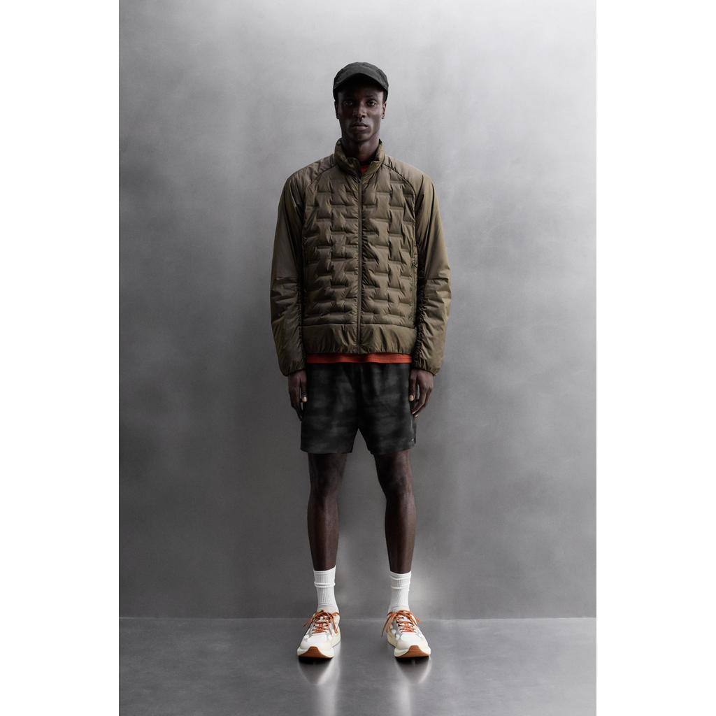 ZARA JAKET EMPUK CAMPURAN BULU UNGGAS OLAHRAGA