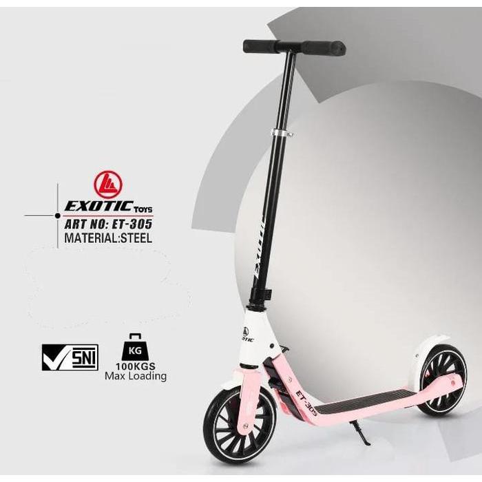 SCOOTER BESI ET-HB 305 (RODA BESAR) EXOTIC / SKUTER LIPAT