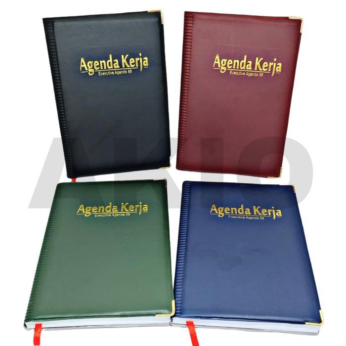 Notebook Buku Agenda Kerja 88 Tebal Book Besar A5 Kulit Premium Deluxe
