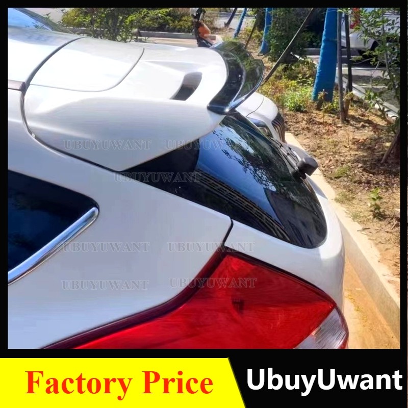 Car Rear Roof Lip Spoiler Tail Wing Abs For Ford Focus Mk3 Mk3.5 St- 2012-2018 For Ford Focus St