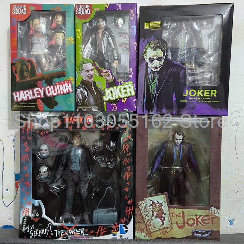Harley Quinn Batman Mafex 015 Joker Heath Ledger The Dark Knight Collectible Toy Christmas Halloween