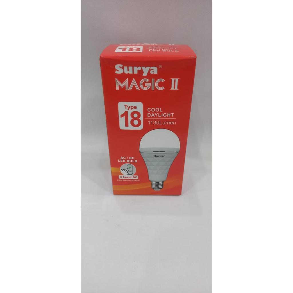 LAMPU EMERGENCY LED BULB SURYA MAGIC 18 WATT LAMPU DARURAT SUPER MURAH